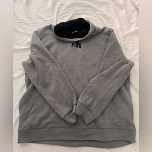 Pink Sherpa Lined Pullover